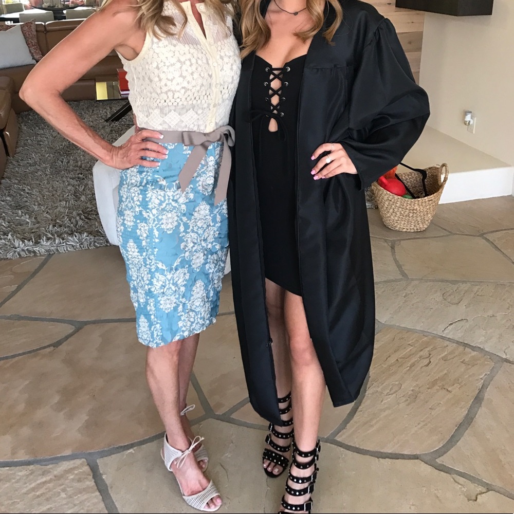 Tight black dress
